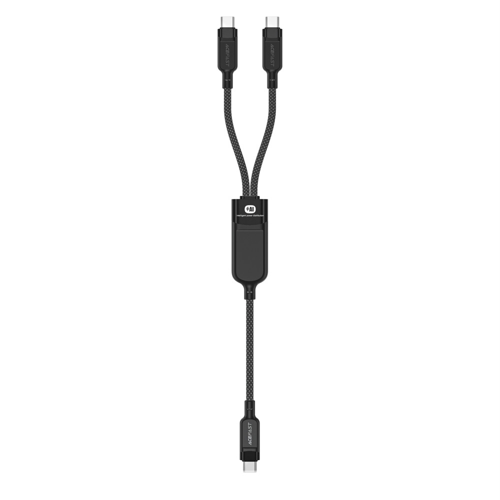 Data Cable AceFast C5-11 Type-C to Type-C+Type-C 100W 1.2m