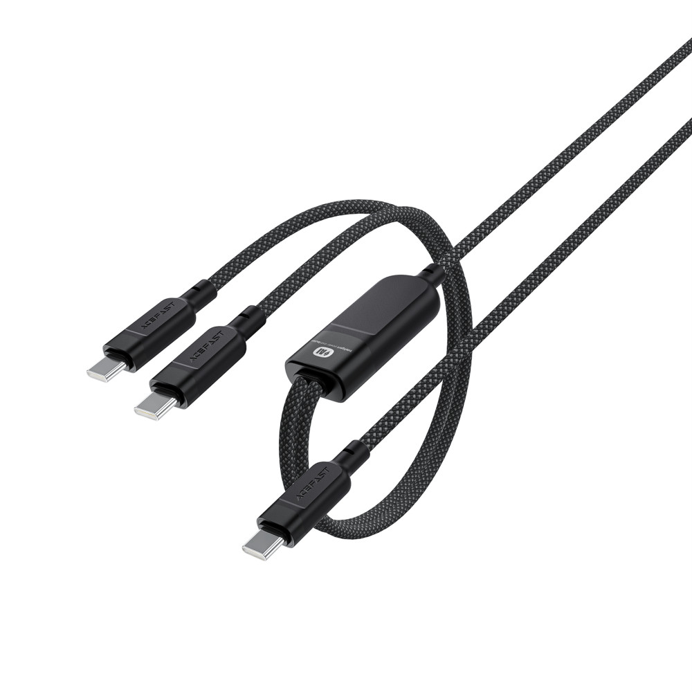 Data Cable AceFast C5-11 Type-C to Type-C+Type-C 100W 1.2m