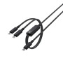 Data Cable AceFast C5-11 Type-C to Type-C+Type-C 100W 1.2m