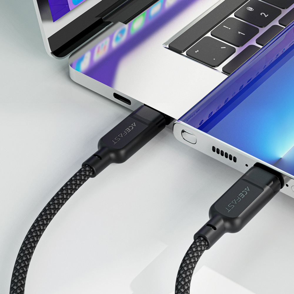 Data Cable AceFast C5-11 Type-C to Type-C+Type-C 100W 1.2m