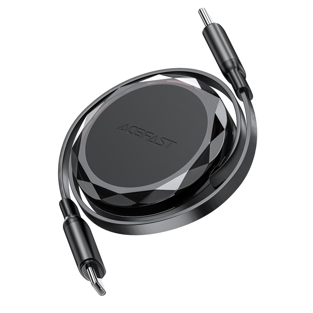 Data Cable AceFast C13-03 Type-C to Type-C висувний 60W 0.8m