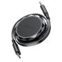 Data Cable AceFast C13-03 Type-C to Type-C висувний 60W 0.8m