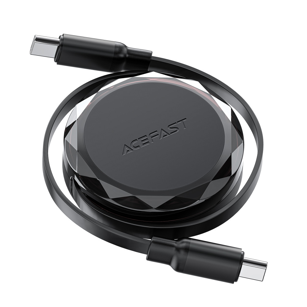 Data Cable AceFast C13-03 Type-C to Type-C висувний 60W 0.8m