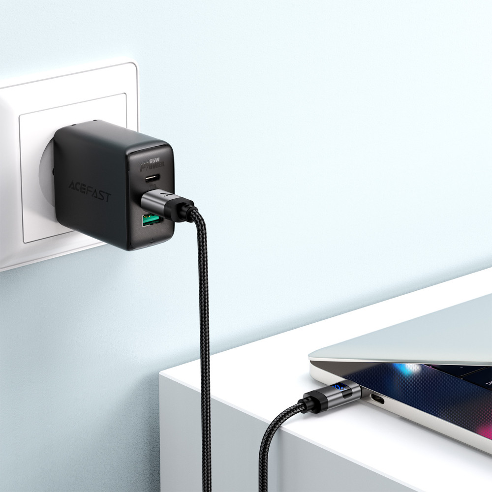 Data Cable AceFast C15-03 Type-C to Type-C 60W 1.2m