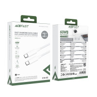 Data Cable AceFast C18-03 Type-C to Type-C 60W 1.2m