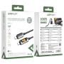 Data Cable AceFast  C21-03 Type-C to Type-C 60W 1.2m