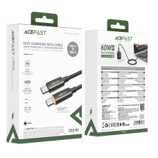 Data Cable AceFast C23-03 Type-C to Type-C 60W 1.2m
