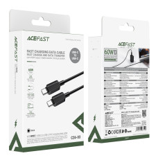 Data Cable AceFast C26-03 PVC Type-C to Type-C 1.2m