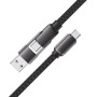Data Cable AceFast C13-05 Type-C to Type-C+USB 60W 0.2m