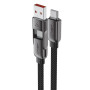 Data Cable AceFast C13-04 Type-C to Type-C+USB 60W 1.2m