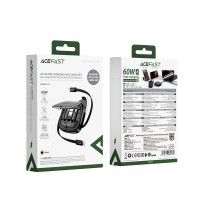 Data Cable AceFast J3 Multifunctional USB+Type-C To Type-C+Lightning+Micro 60W 0.95m