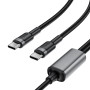Data Cable AceFast C22-02 Type-C to Type-C+Type-C 100W 1.2m