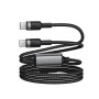 Data Cable AceFast C22-02 Type-C to Type-C+Type-C 100W 1.2m