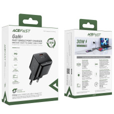 Мережевий зарядний пристрій AceFast A77 mini GaN PD30W 