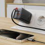 Мережевий зарядний пристрій AceFast A111 GaN with retractable cable Type-C PD67W
