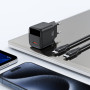 Мережевий зарядний пристрій AceFast A113 GaN PD20W Type-C to Type-C