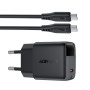 Мережевий зарядний пристрій AceFast A113 GaN PD20W Type-C to Type-C