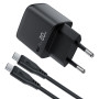 Мережевий зарядний пристрій AceFast A113 GaN PD20W Type-C to Type-C