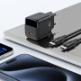 Мережевий зарядний пристрій AceFast A115 GaN PD30W Type-C to Type-C