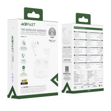 Бездротові навушники AceFast W11 WHITE
