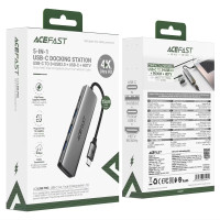 USB-C HUB AceFast J16 Type-C to Type-C+USB3.0*3+HDMI