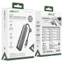 USB-C HUB AceFast J18 Type-C to Type-C+USB3.0*2+HDMI+SD,TF