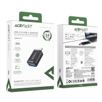 Перехідник OTG AceFast J1 USB female to Type-C male 