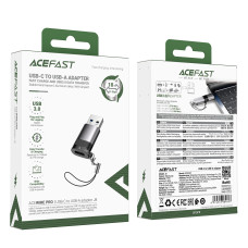 Перехідник AceFast J8 USB male to Type-C female