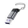 Перехідник AceFast J8 USB male to Type-C female