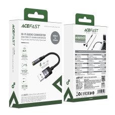 Перехідник AceFast J13 USB to 3.5mm 1m