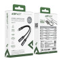 Перехідник AceFast J14 Type-C male to 2*Type-C female