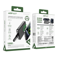 УМБ Power Bank AceFast M10 10000mAh Magnetic PD30W з бездротовою зарядкою