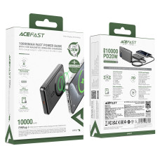 УМБ Power Bank AceFast M12 10000mAh Ultra-thing Magnetic PD20W з бездротовою зарядкою