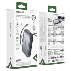УМБ Power Bank AceFast M34 20000mAh PD45W (with cable Type-C)