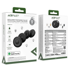 Набір GPS-трекерів для пошуку AceFast S1 (4шт.) (Bluetooth-трекери сумісні з Apple) 