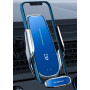 Holder з бездротовою зарядкою Q9 Smart Sensor +Lightning/Micro/Type-C