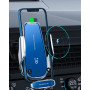 Holder з бездротовою зарядкою Q9 Smart Sensor +Lightning/Micro/Type-C