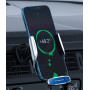 Holder з бездротовою зарядкою Q9 Smart Sensor +Lightning/Micro/Type-C
