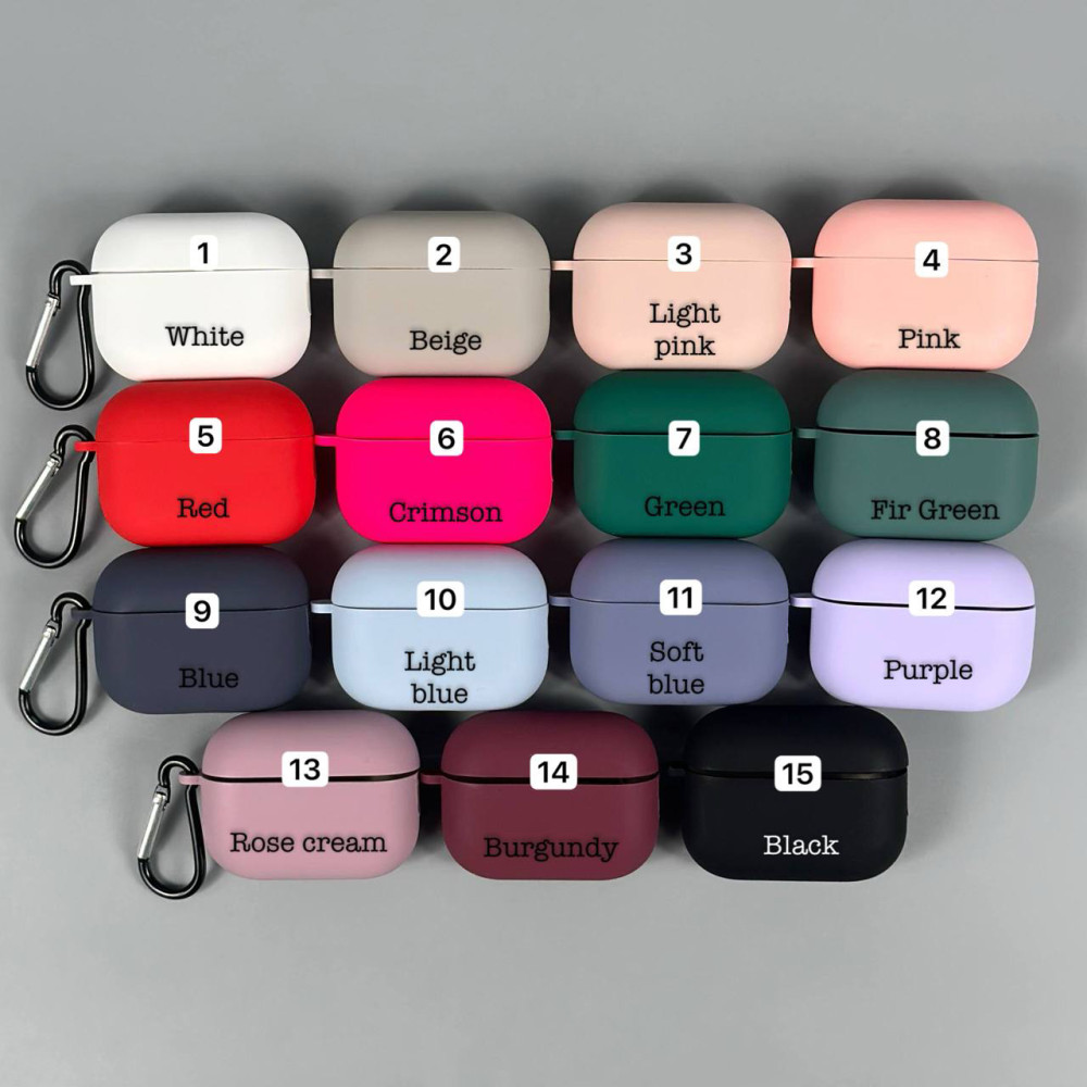 Silicone Case Hang Case Colorful for AirPods Pro 3
