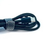 Мережевий зарядний пристрiй iPhone USB 35W 2in1 + плетений кабель Type-C 