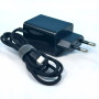 Мережевий зарядний пристрiй iPhone USB 35W 2in1 + плетений кабель Type-C 