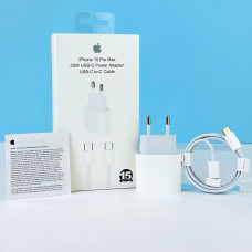 Мережевий зарядний пристрій Apple iPhone 15 Pro Max 2in1 AAA Class USB-C + кабель Type-C to Type-C