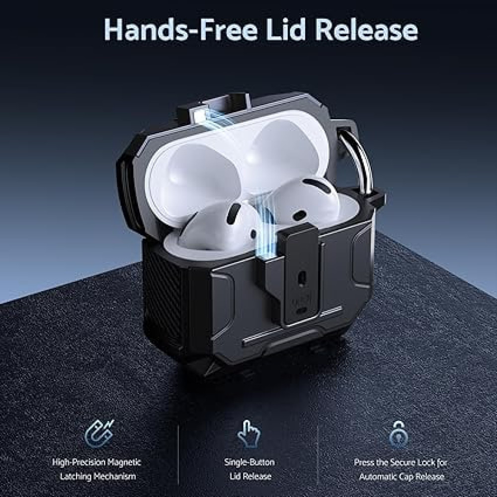 Чохол Dasfond Armor Earphone Cover for AirPods 4 (тех.пак.)