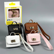 Чохол Miniature Leather Handbag Keychain for AirPods Pro 3