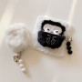 Чохол Pearl Bow Plush Shell for AirPods 4 (тех.пак.)