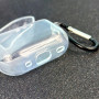 Silicone Case Clear з карабіном for AirPods 1-2 (тех.пак.)