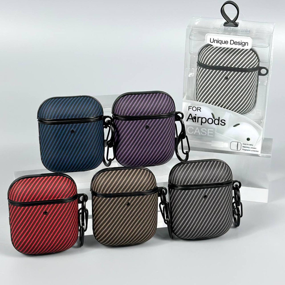 Silicone Case Desing Carbon TPU 360 for AirPods 1-2