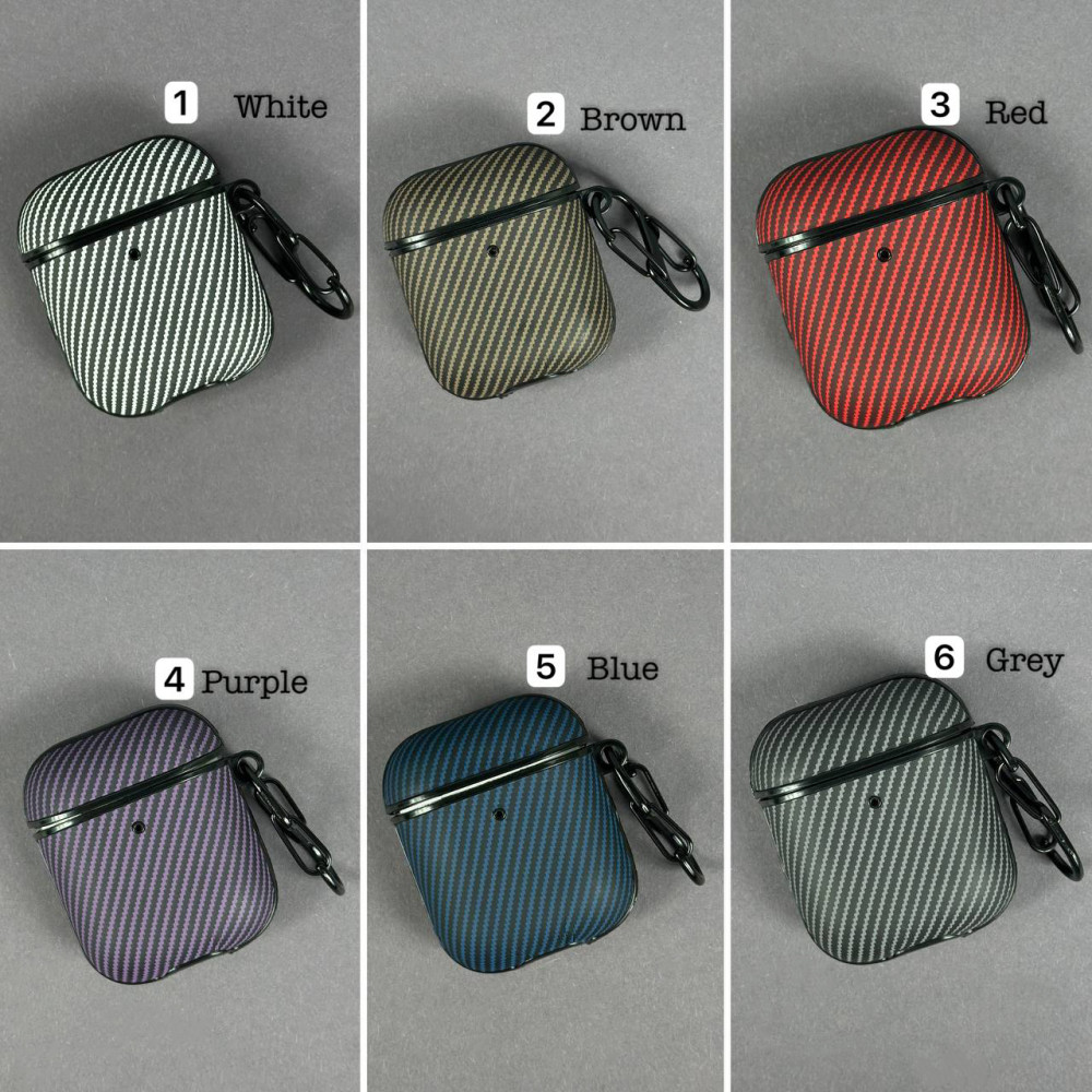 Silicone Case Desing Carbon TPU 360 for AirPods 1-2