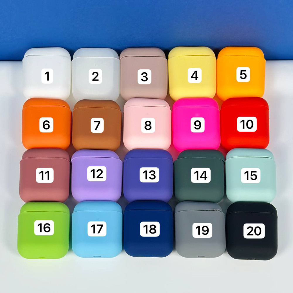Silicone Case for AirPods 1-2 (в упаковці)