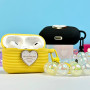 Silicone case Lovely Heart for AirPods 3 (тех.пак.)